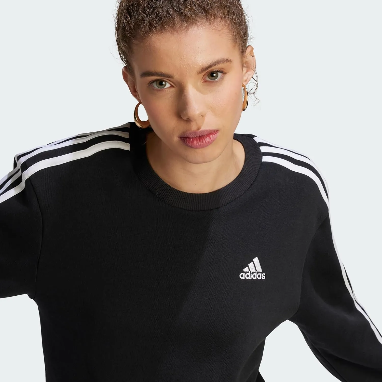 adidas Women's Essentials 3-Stripes Fleece Sweatshirt