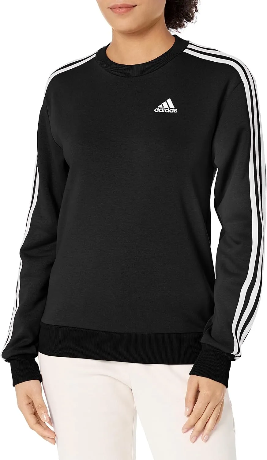 adidas Women's Essentials 3-Stripes Fleece Sweatshirt