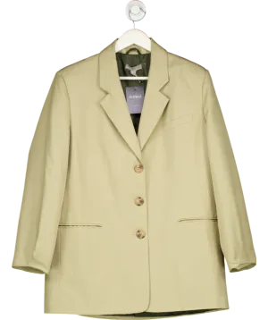 ASOS Beige Oversized Single Breasted Blazer UK 10