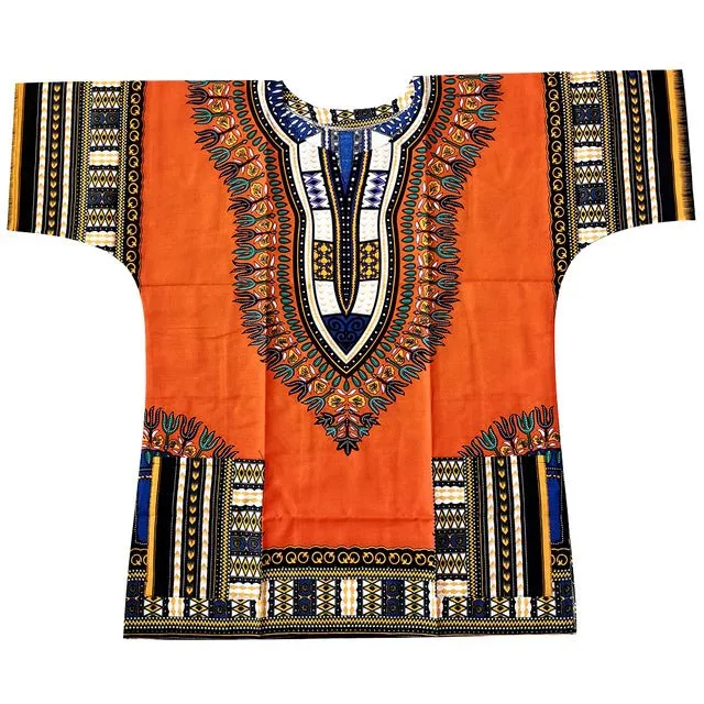 Authentic African Dashiki Printed T-Shirts for Men