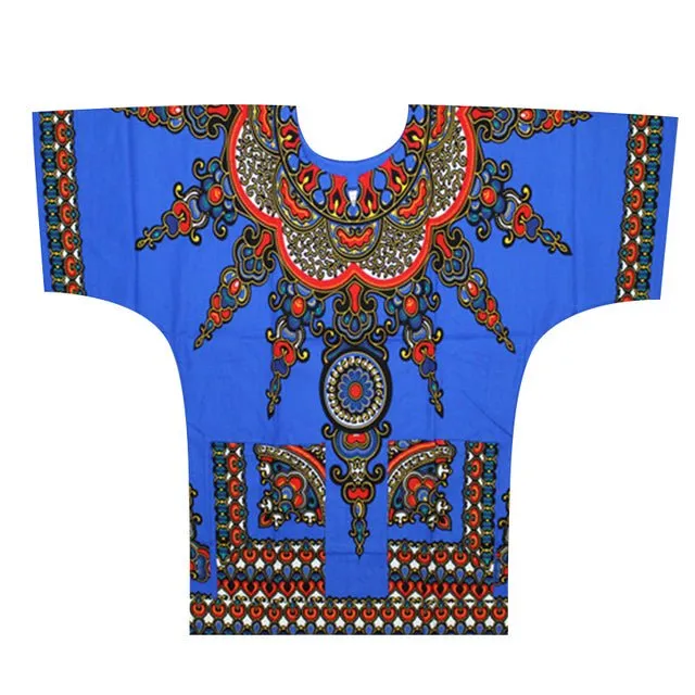 Authentic African Dashiki Printed T-Shirts for Men