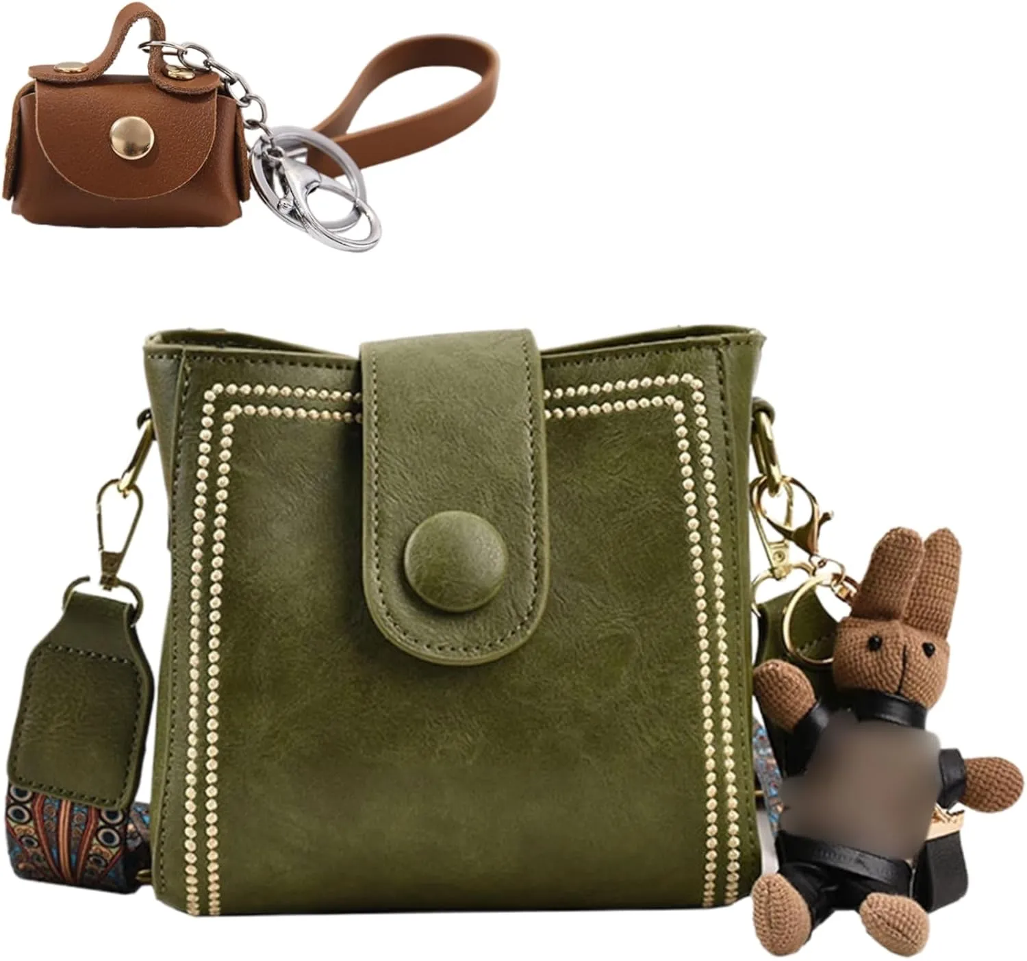 Bootara Bucket Bag, Women's Vintage Crossbody Bag With Adjustable Wider Shoulder Strap, Retro Water Bucket Shoulder Bags