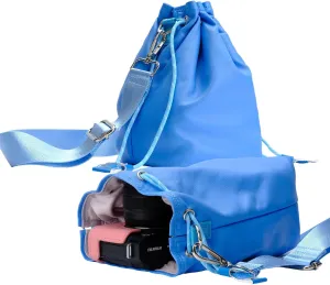 Bowan Small Camera Bag,Camera casing bag,Soft Cute Camera Pouch Handbag compatible with Mirrorless Cameras/Nikon/Canon/Sony/Fuji Camera Case (blue, Medium)