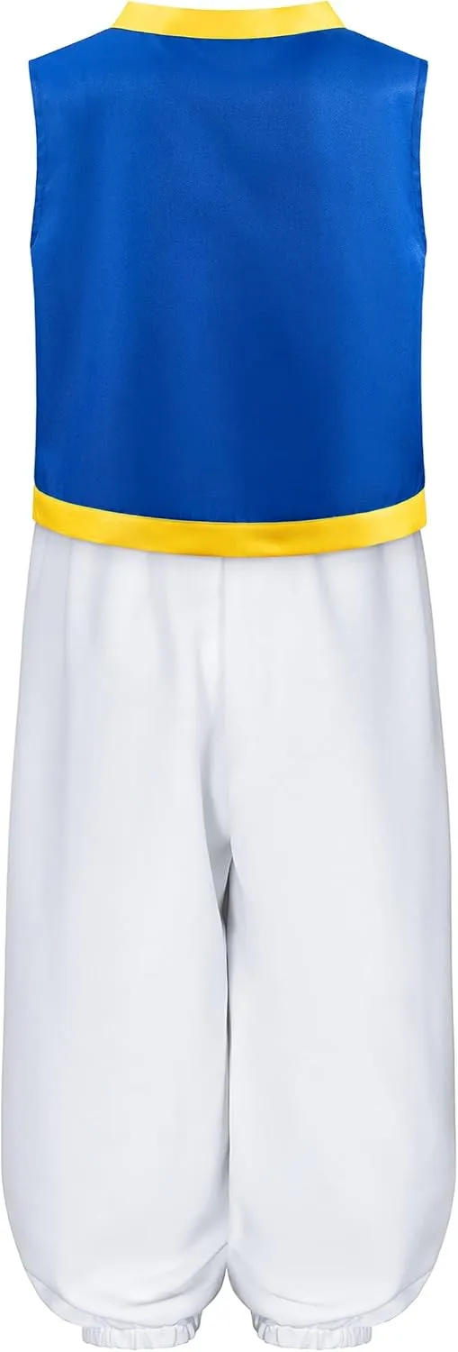 Boys Costume Vest Trousers Set Kids Role Play Halloween Cosplay 2-12 Years