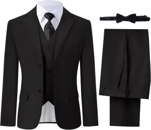Boys' Suits Formal Tuxedo Slim Fit Boys Suit Set for Wedding Outfit Teen Boy Dress Clothes