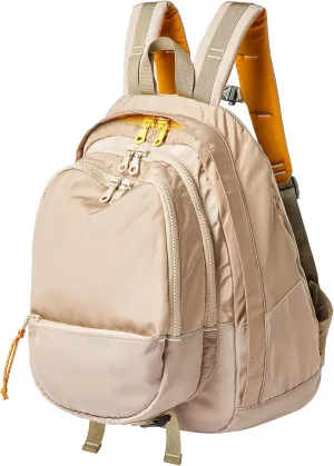 Casual Canvas Backpack for Women Large Capacity Vintage Campus Daypack and Travel Backpack (Beige)