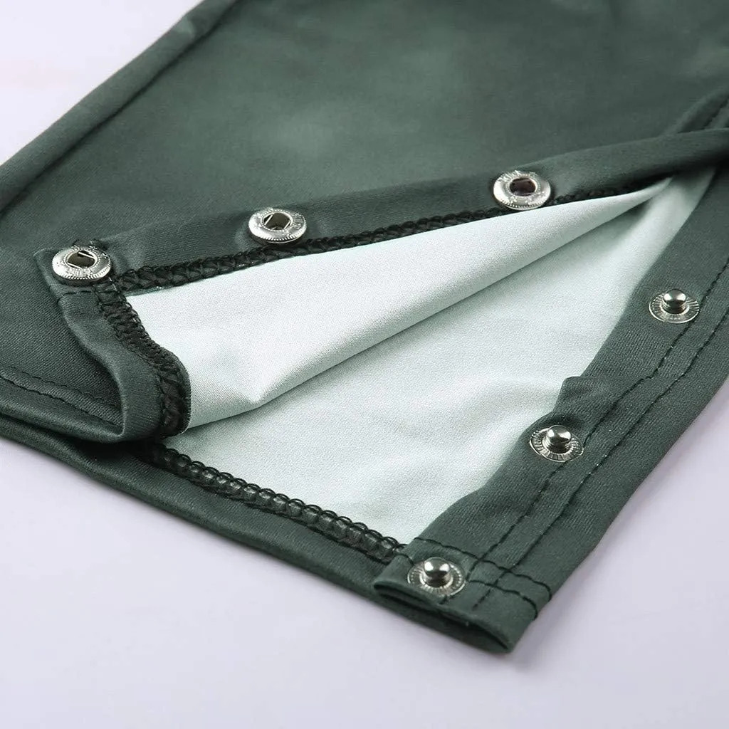Casual Trousers for Women Stretchy Pencil Fit Rivets Pants Waist Slim Women Sexy High Patchwork Side And Pants