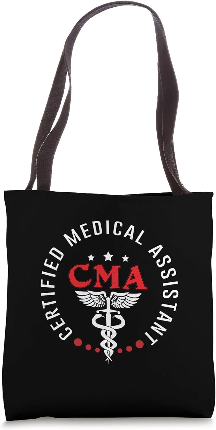 Certified Medical Assistant MA CMA Doctor Assistant Back Of Tote Bag