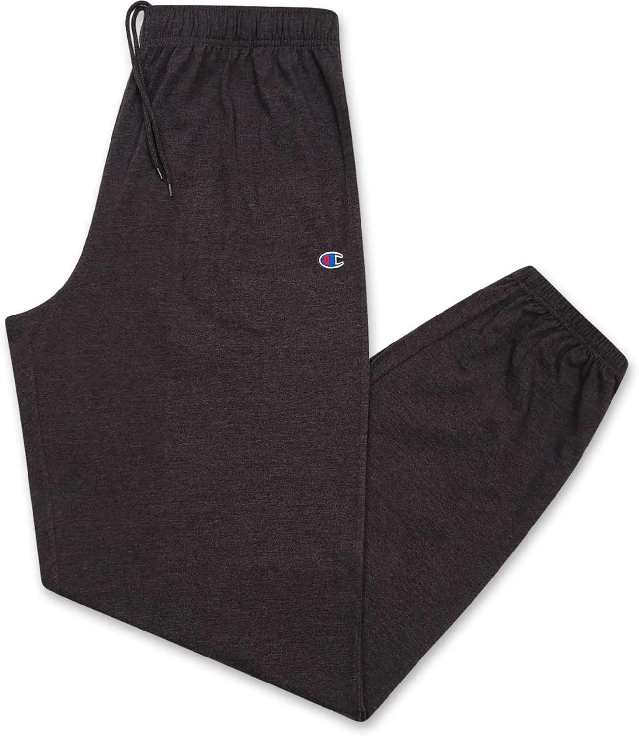 Champion Big and Tall Lightweight Sweatpants for Men - Jersey Cotton Jogger Pants Charcoal Heather