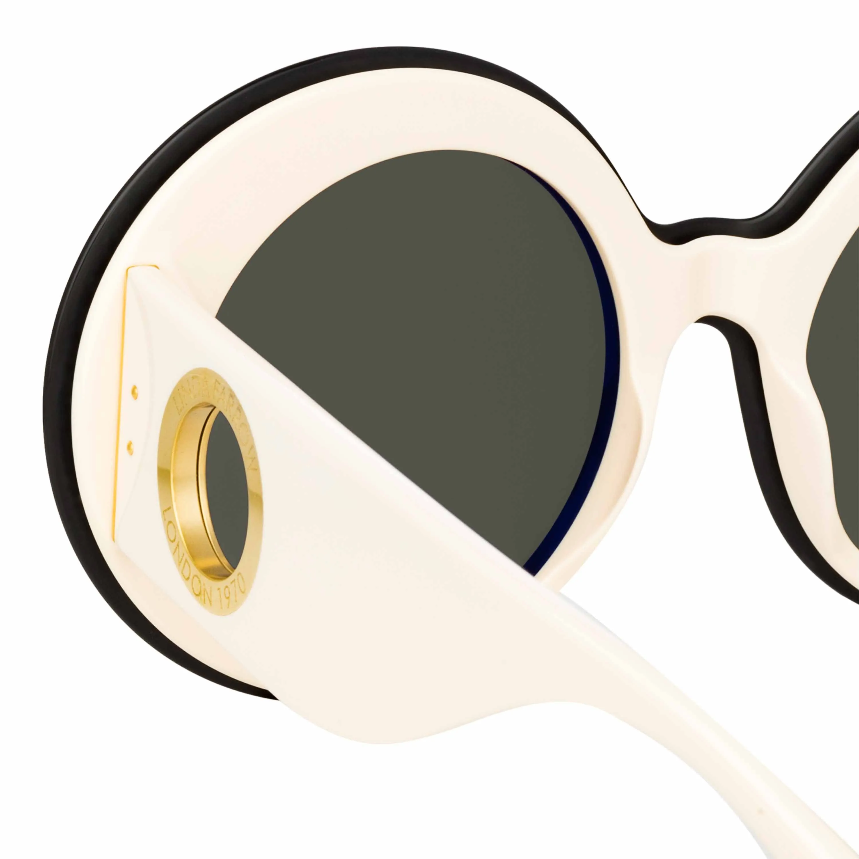 Donyale Oversized Sunglasses in Black