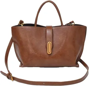 Epsion 2025 Tote Bag for Women Vegan Leather Soft Shoulder Bags Casual Shoulder Handbag Slouchy Purses