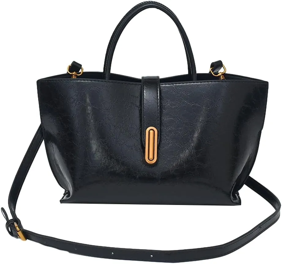 Epsion 2025 Tote Bag for Women Vegan Leather Soft Shoulder Bags Casual Shoulder Handbag Slouchy Purses