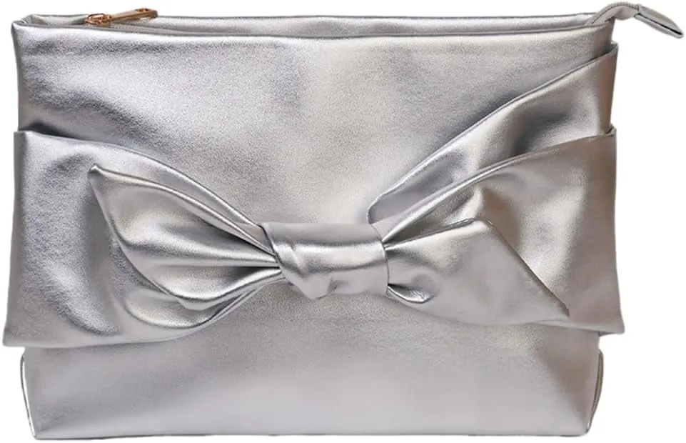 Epsion Women's Underarm Bag Soft Clutch Bag Shoulder Bag Glossy Handbag Vegan Leather Purse Work Travel Dating