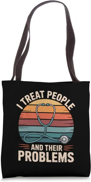 Family Nursing Retro Sunset Nurse Unity Knot Tote Bag