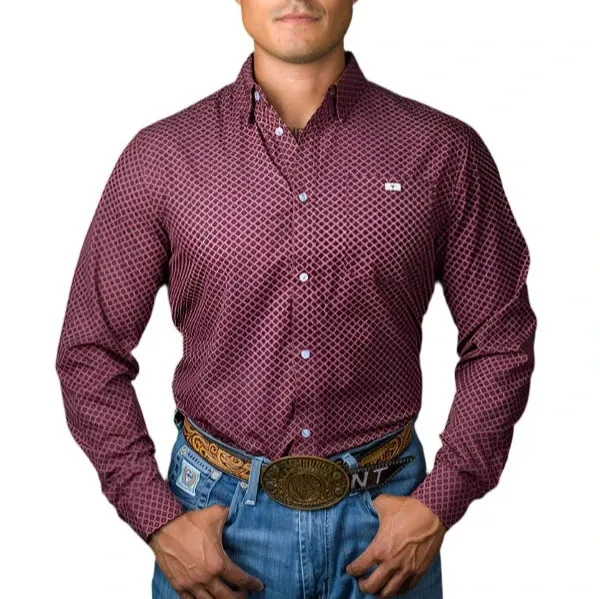 Ferrell "Nicholas" Long Sleeve Men's Pearl Snap Shirt