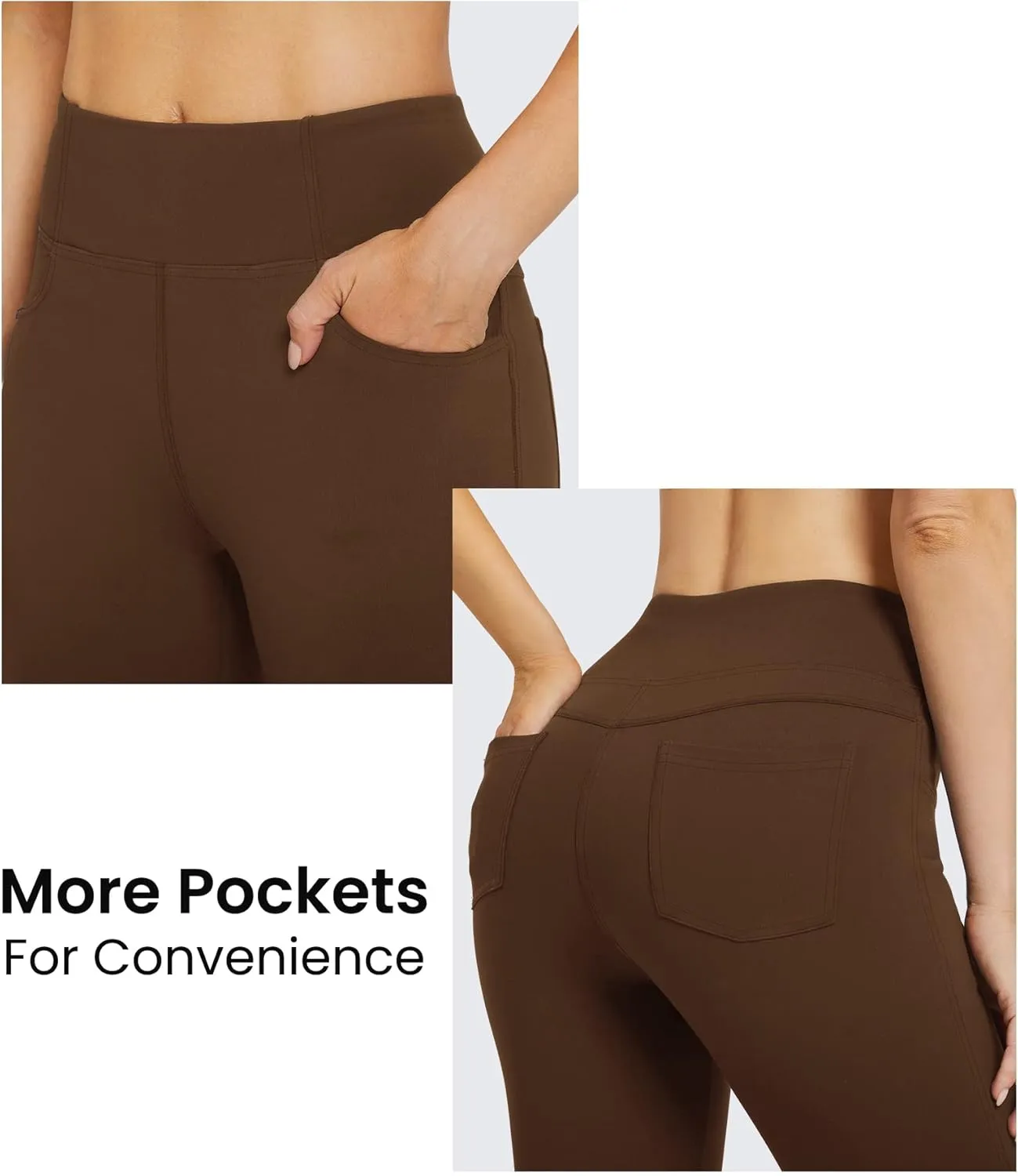 G4Free Bootcut Yoga Pants with 4 Pockets Flare Leggings for Women High Waisted Casual Dress Pants