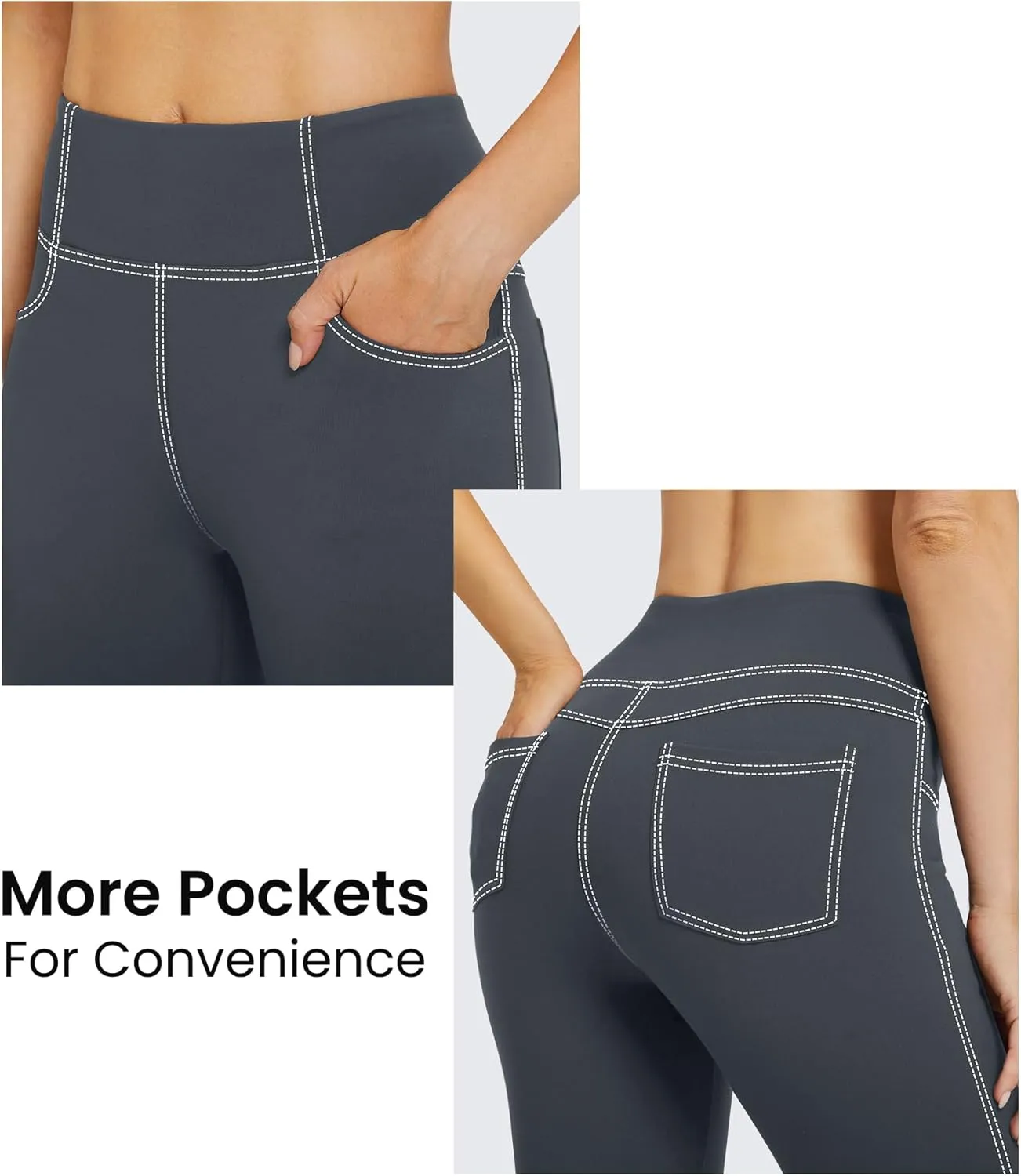 G4Free Bootcut Yoga Pants with 4 Pockets Flare Leggings for Women High Waisted Casual Dress Pants