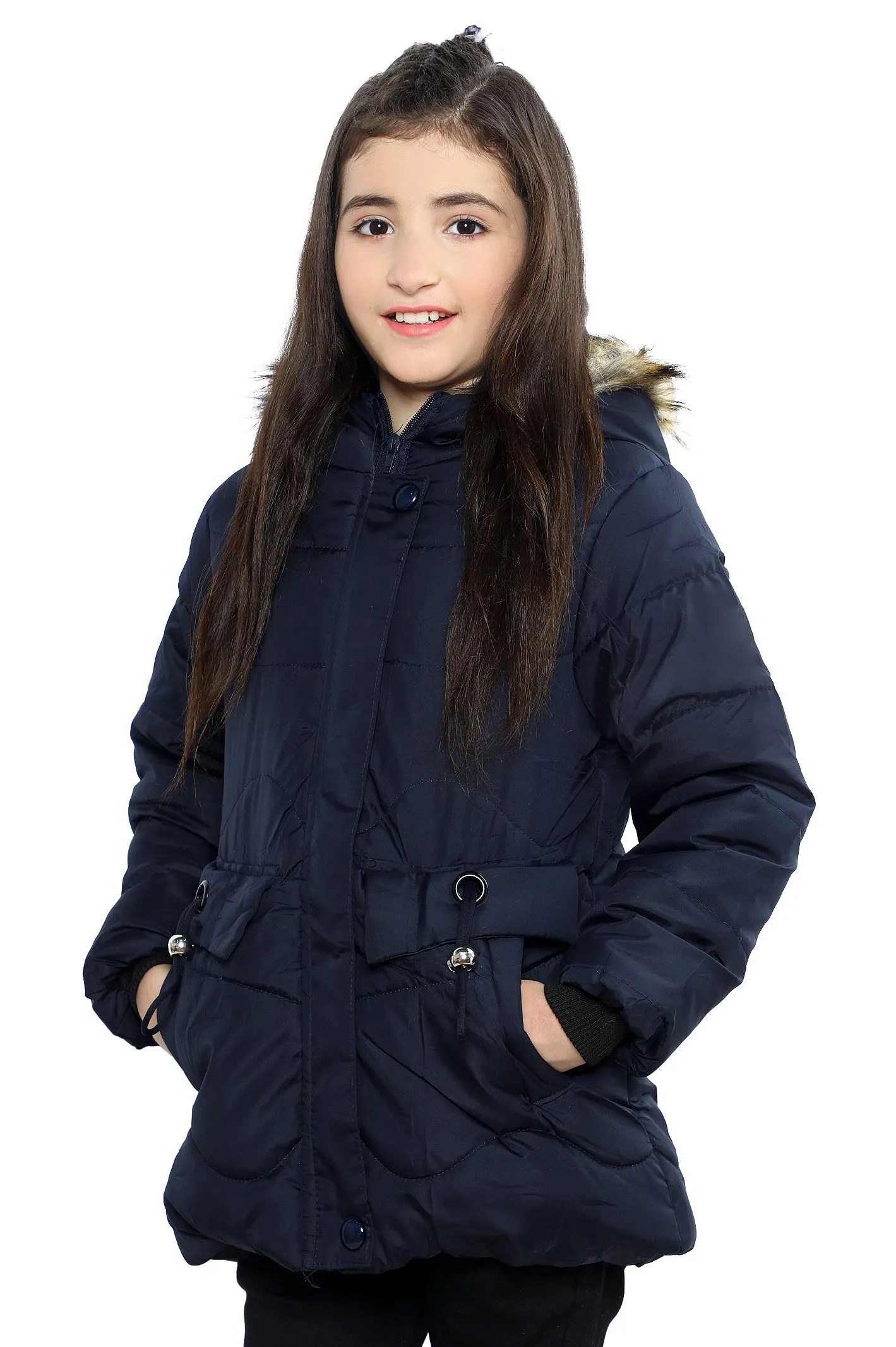 Girls Jackets SKU: KGF-0153-NAVY