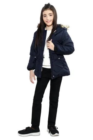 Girls Jackets SKU: KGF-0153-NAVY