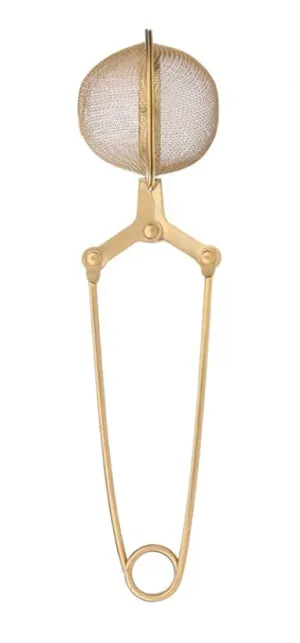 Gold Snap Ball Tea Infuser