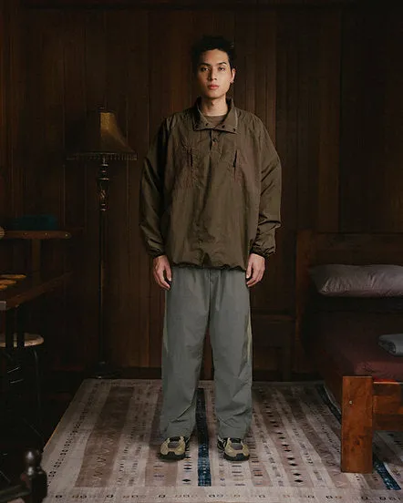 GOODTIMES WEAR: Half Snap Pullover Jacket (Umber)