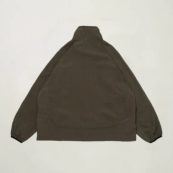 GOODTIMES WEAR: Half Snap Pullover Jacket (Umber)