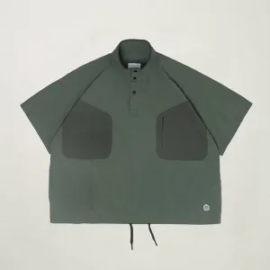 GOODTIMES WEAR Half Snap Pullover Shirt (Moss Green)
