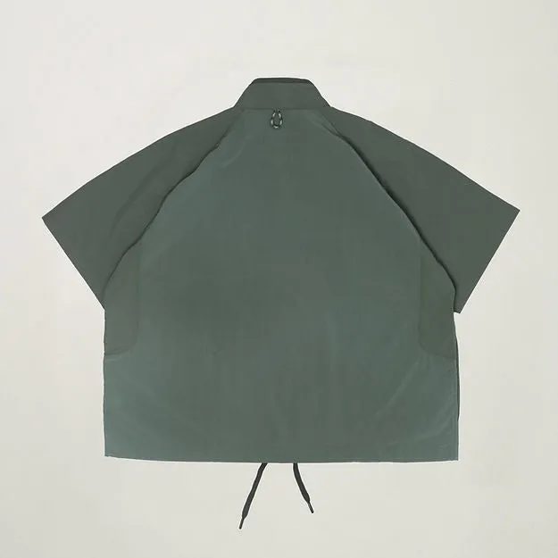 GOODTIMES WEAR Half Snap Pullover Shirt (Moss Green)