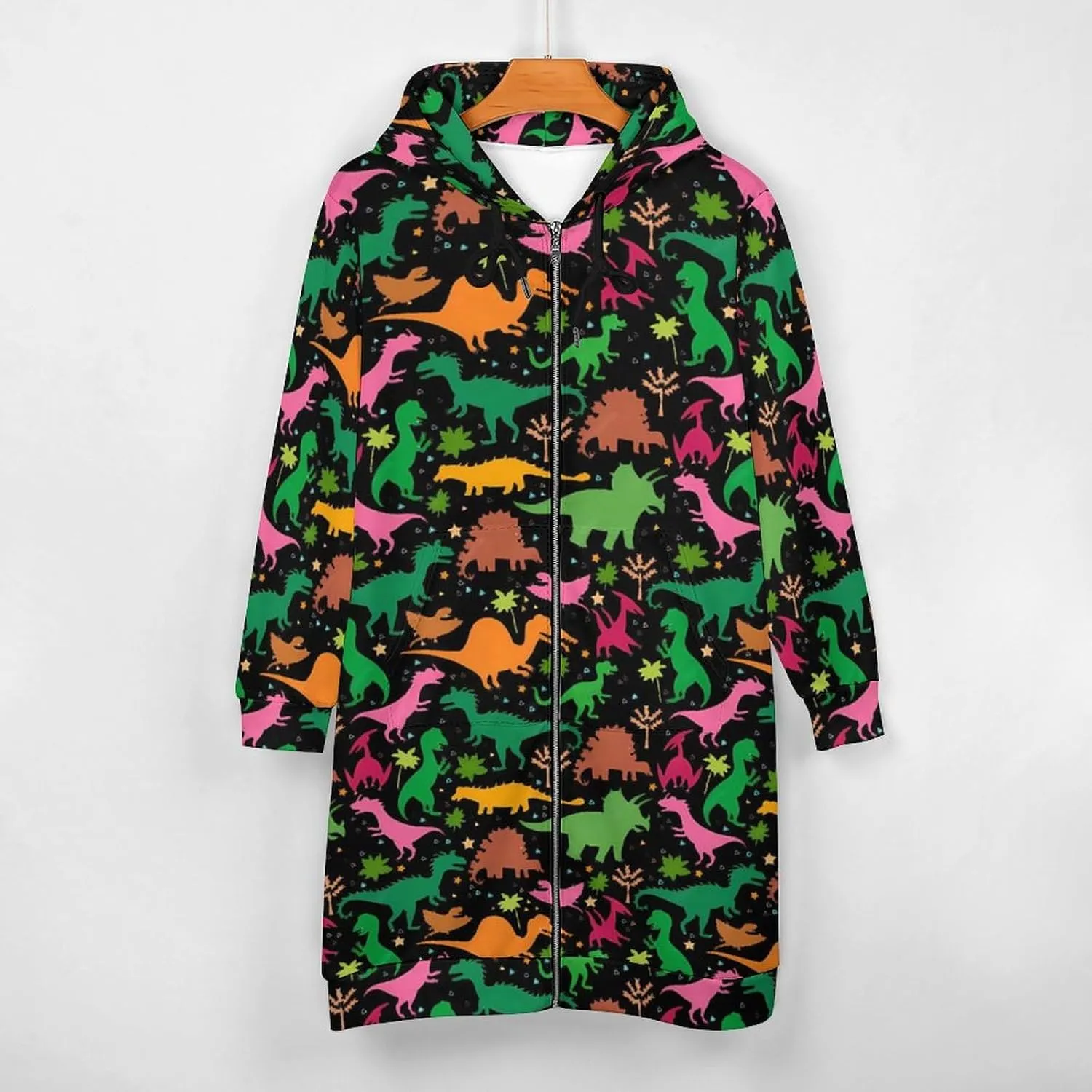 Hoodies for Women Oversized Full Zip Hooded Sweatshirt Casual Long Sleeve Fall Jacket Coat 2024