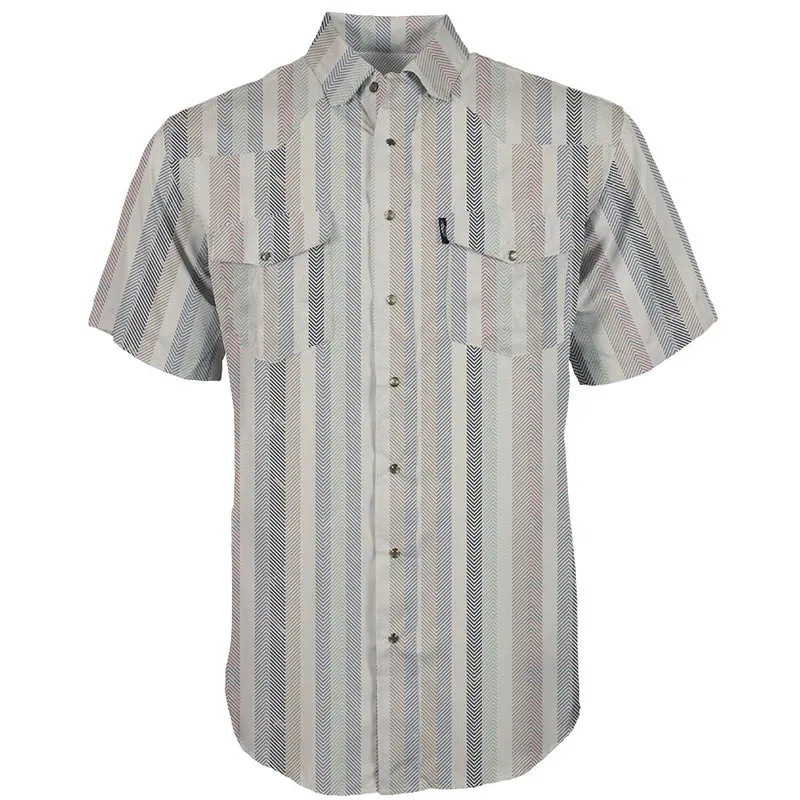 Hooey "Sol" Stripe Print Pearl Snap Men's Shirt