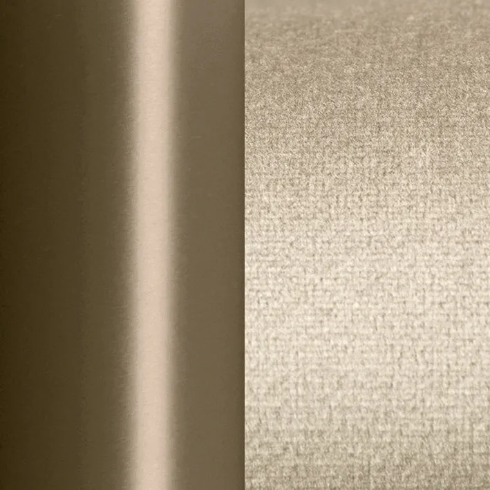 Inès Upholstered Dining Chair with Metal Base