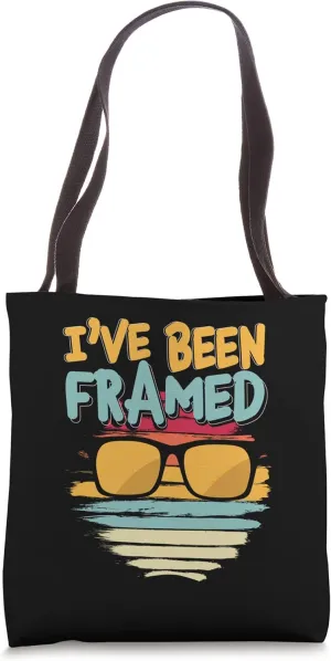 I've Been Framed Retro Funny Eye Doctor Optometrist Gift Tote Bag