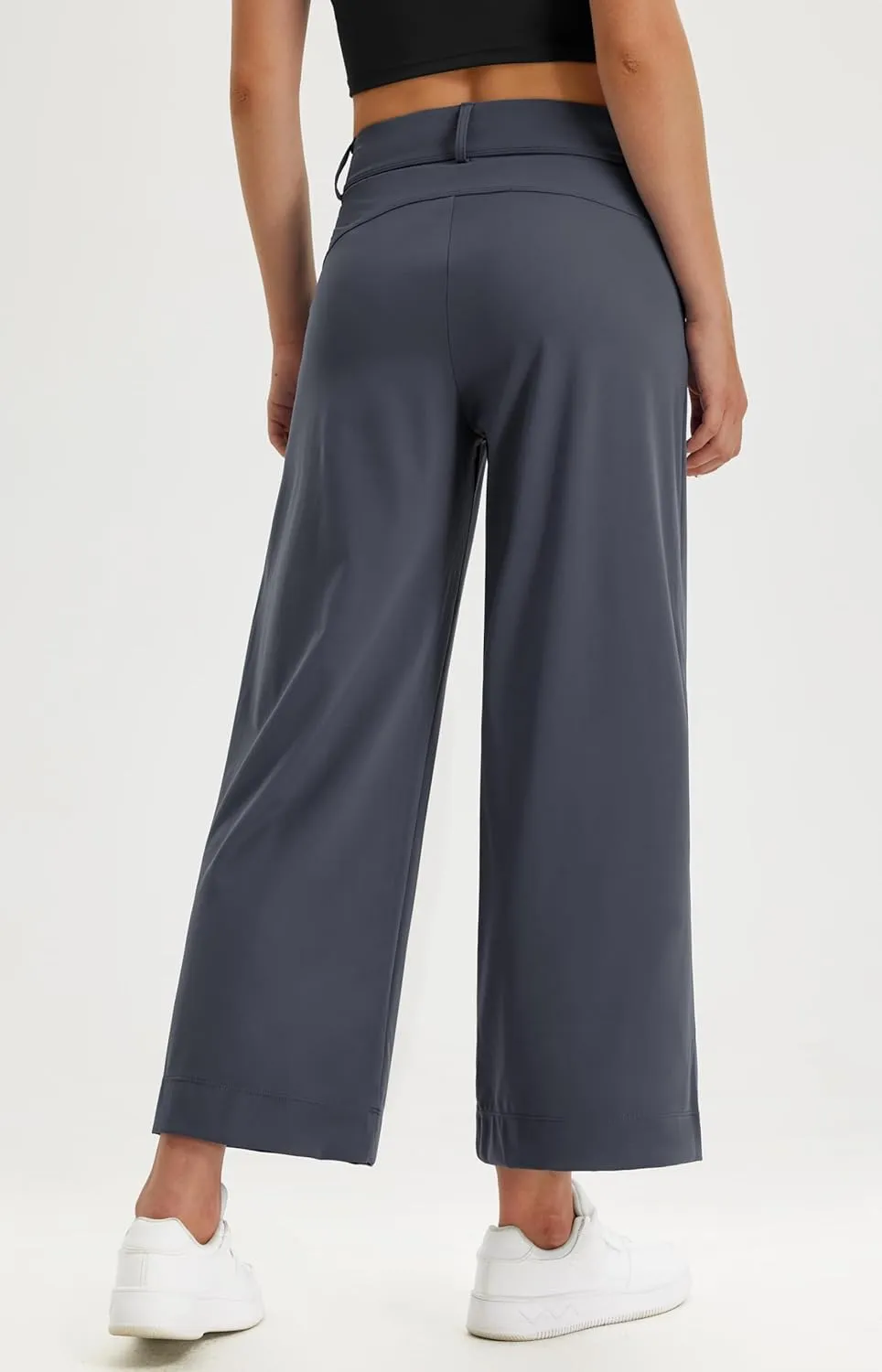 Libin Women's Wide Leg Dress Pants 27"/29"/31" High Waisted Stretch Work Casual Sweatpants Trousers with Pockets