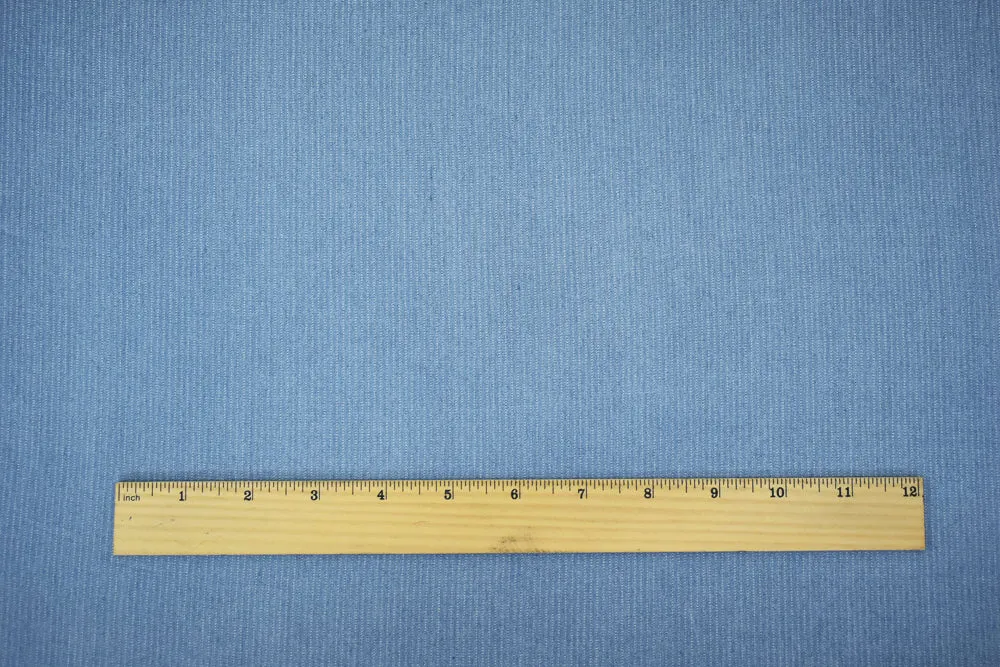 Light Blue-White Famous Designer Cotton Dot Pin Stripe Dobby Woven Fabric