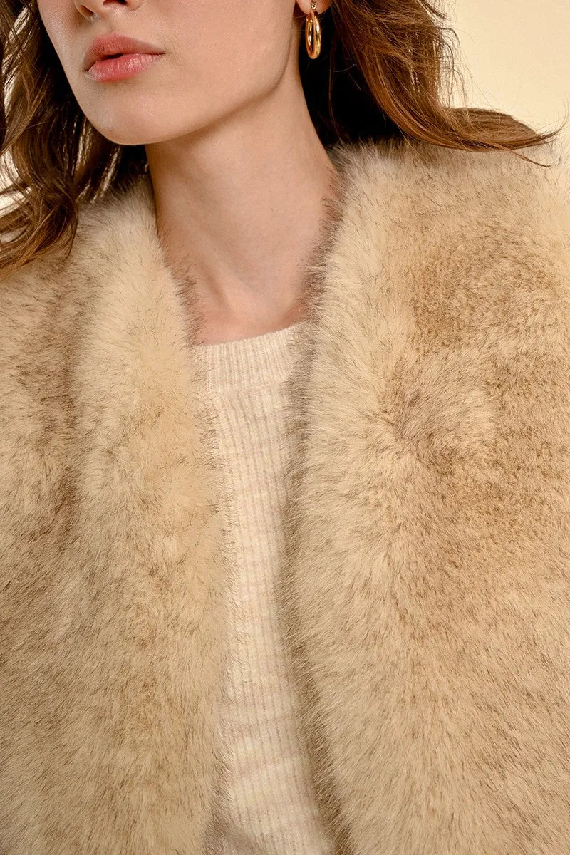 Long-Haired Sleeveless Vest