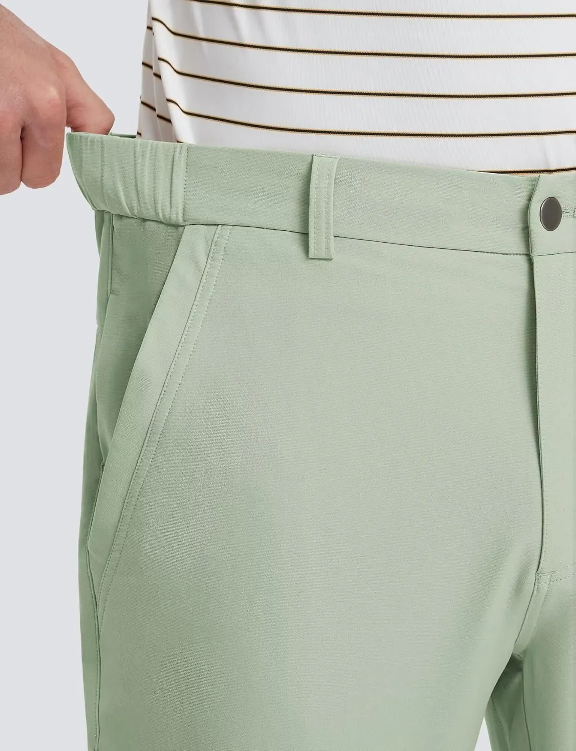M MAELREG Golf Pants Men Lightweight with 5 Pockets - 30"/32"/34" Stretch Water-Resistant Casual Flat Front Mens Dress Pants