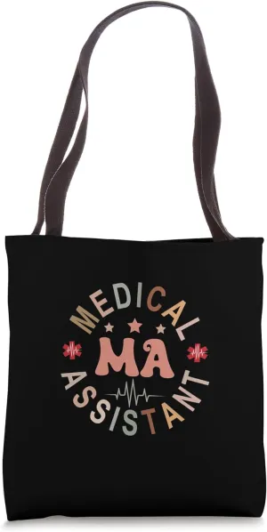 Medical Assistant MA CMA Nursing Doctor Assistant Back Of Tote Bag