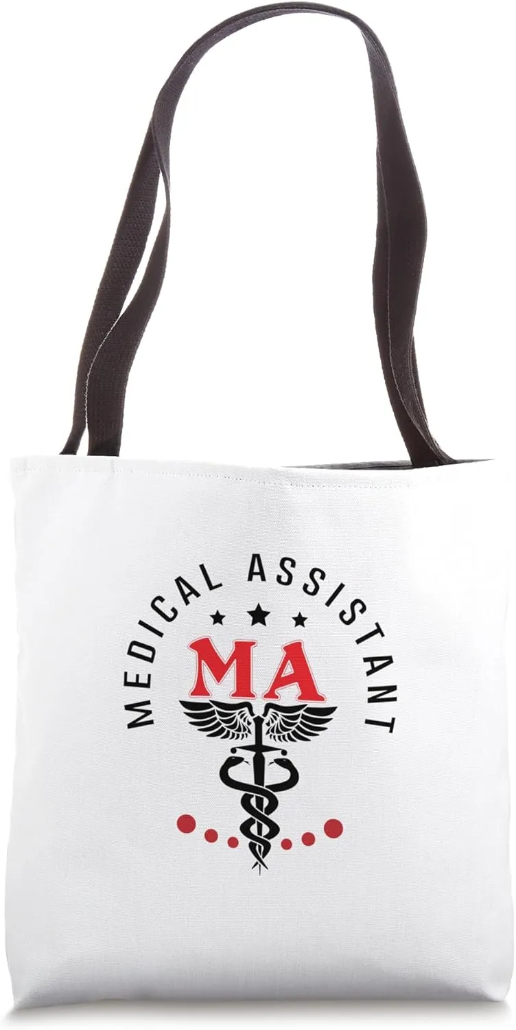Medical Assistant MA CMA nursing Doctor Assistant Back Of Tote Bag