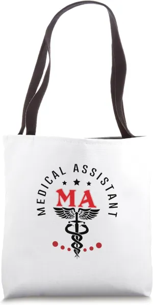 Medical Assistant MA CMA nursing Doctor Assistant Back Of Tote Bag