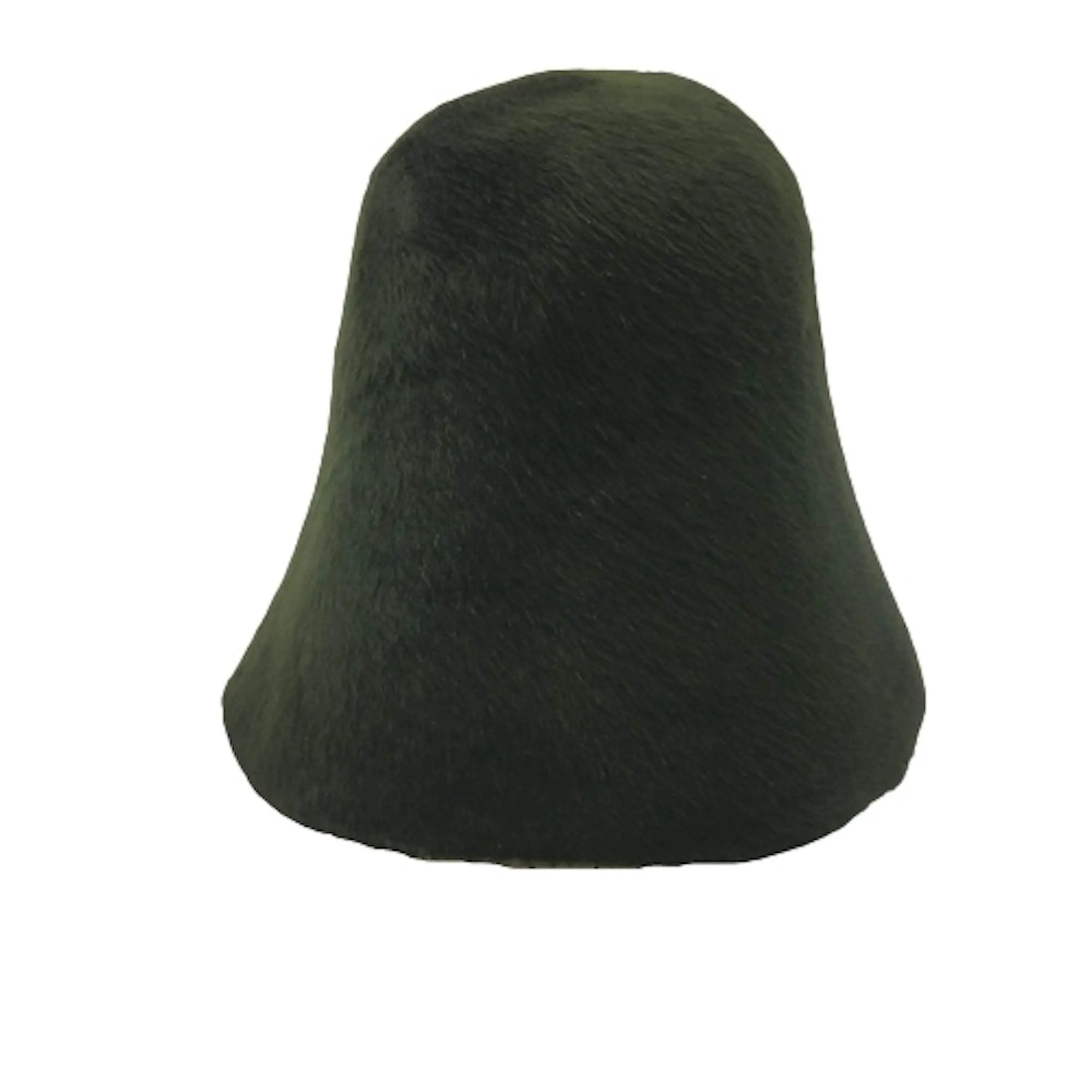 Melusine Fur Felt Double Side Cone Hat Bodies with a silky, long-haired finish.
