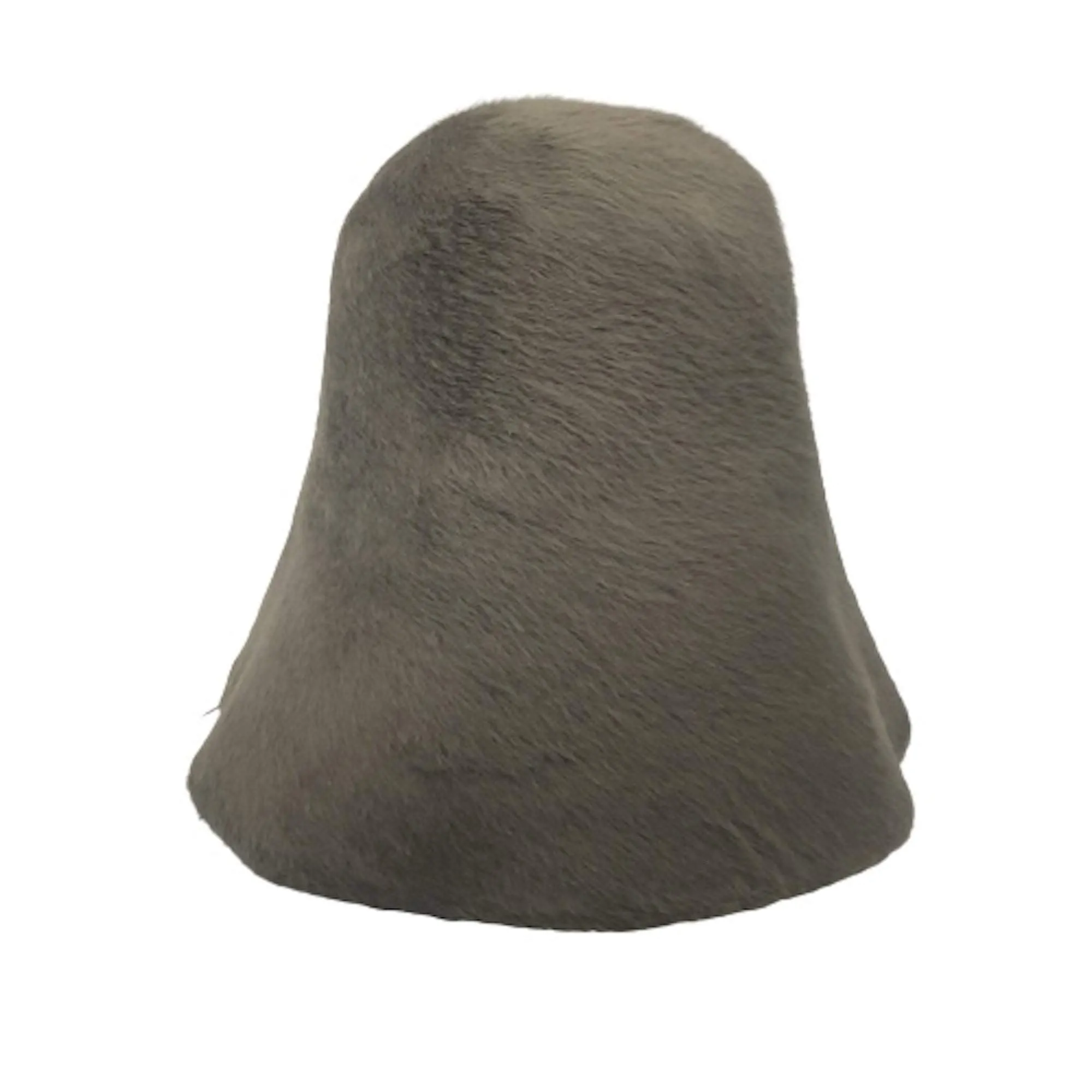 Melusine Fur Felt Double Side Cone Hat Bodies with a silky, long-haired finish.