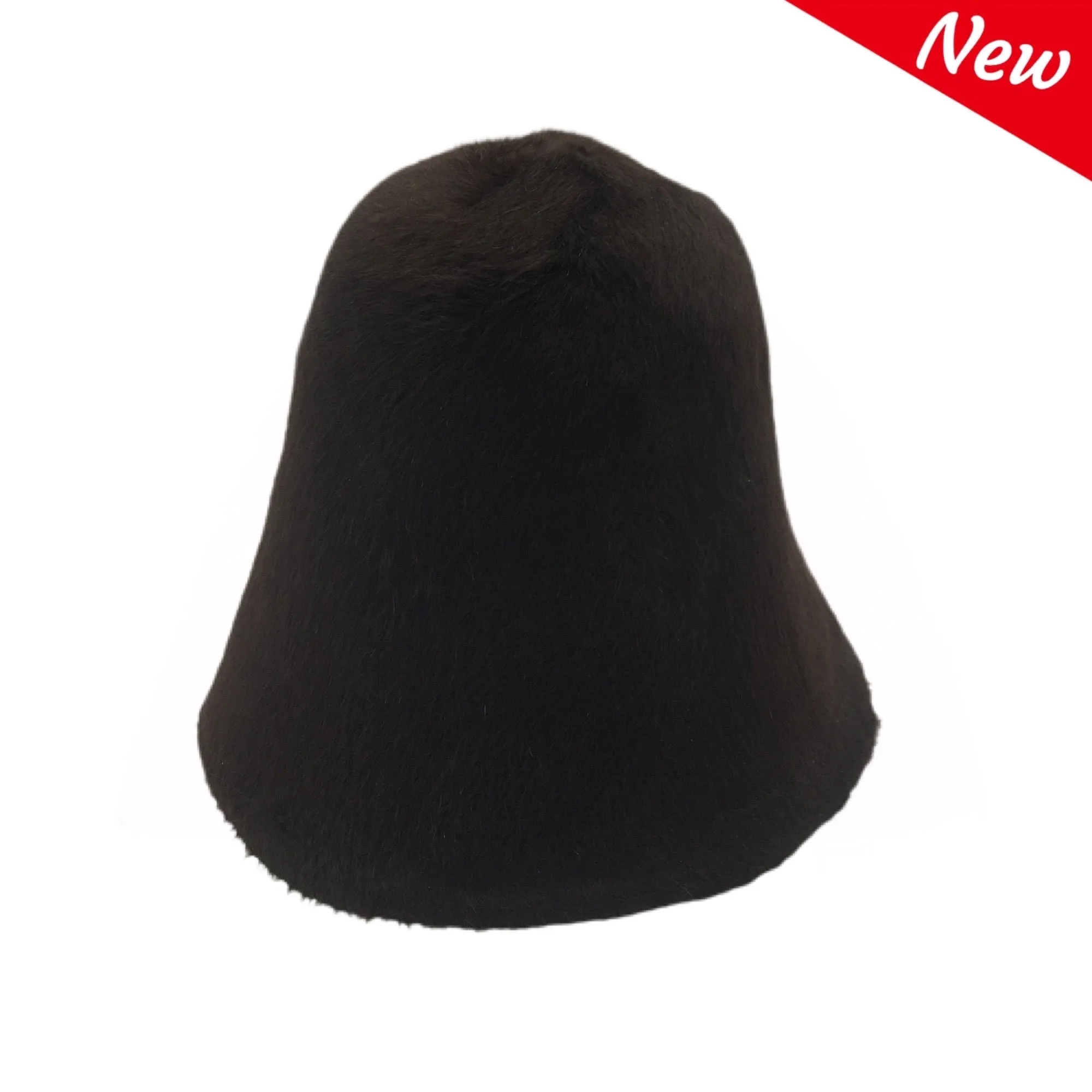 Melusine Fur Felt Double Side Cone Hat Bodies with a silky, long-haired finish.