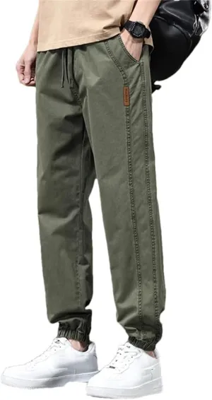 Men's ArmyEN8 Pants Summer Vintage Cotton Trousers Male Loose Harem Pantalones Cargo Pants