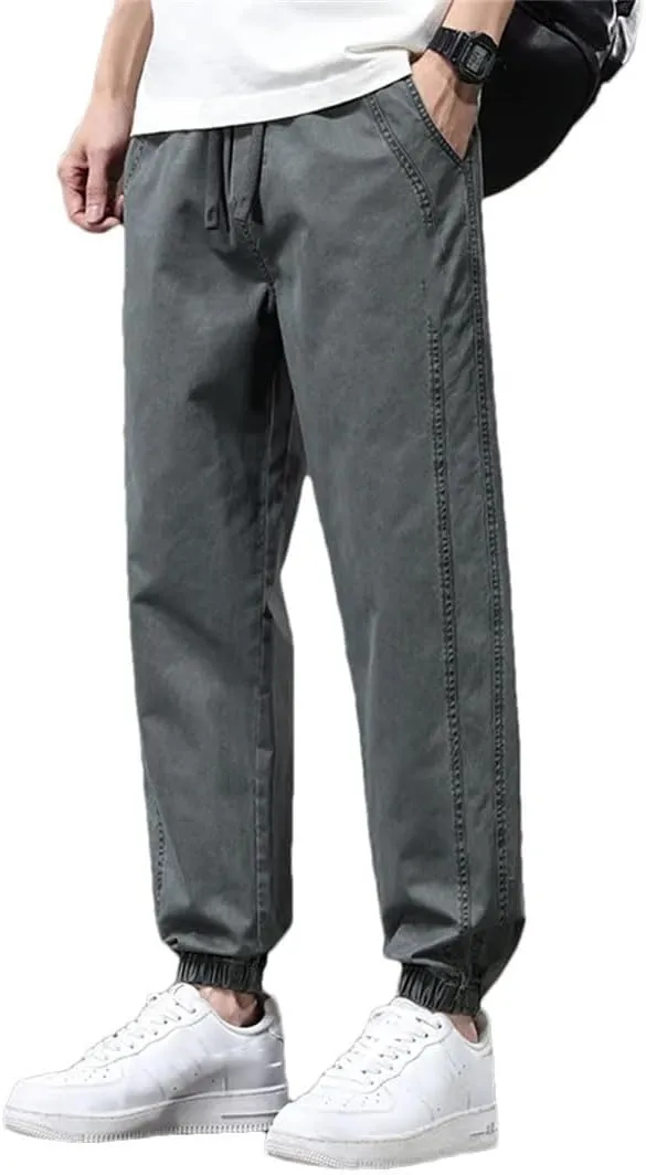 Men's ArmyEN8 Pants Summer Vintage Cotton Trousers Male Loose Harem Pantalones Cargo Pants