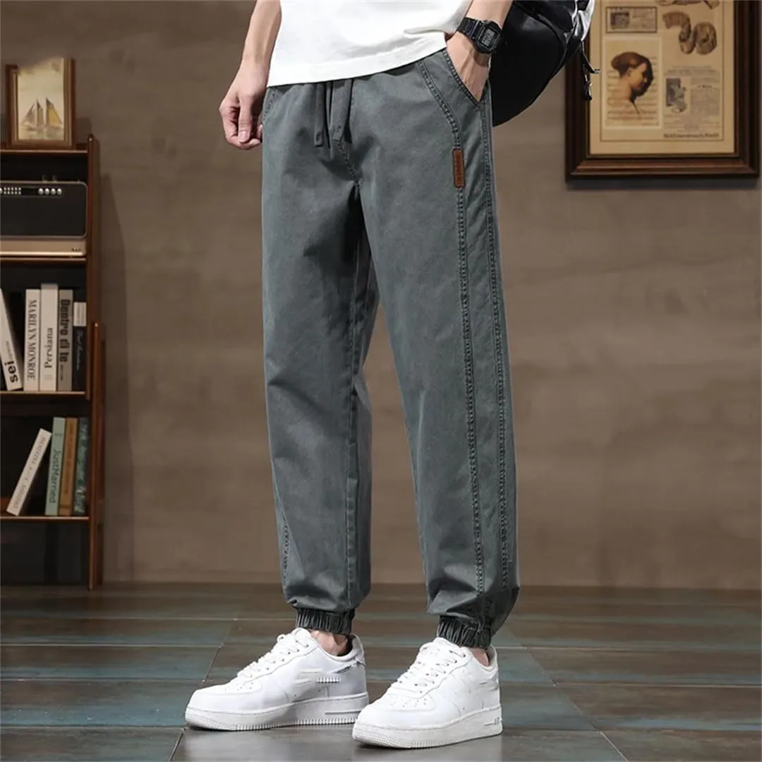 Men's ArmyEN8 Pants Summer Vintage Cotton Trousers Male Loose Harem Pantalones Cargo Pants