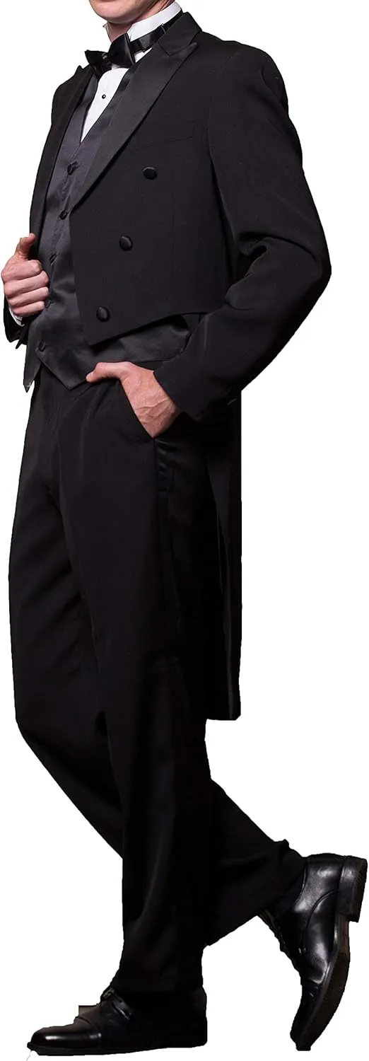 Mens Black Tuxedo with Tails