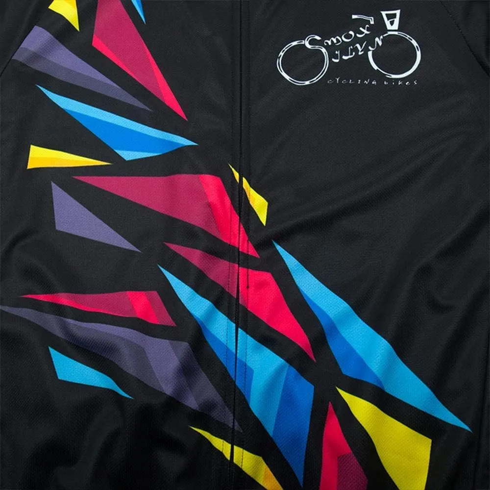 MOXILYN Men Cycling Jersey Kit Bike Shorts Set MTB Bicycle Clothing Quick Dry Bike Shirts   Bibs Short with 20D Padded