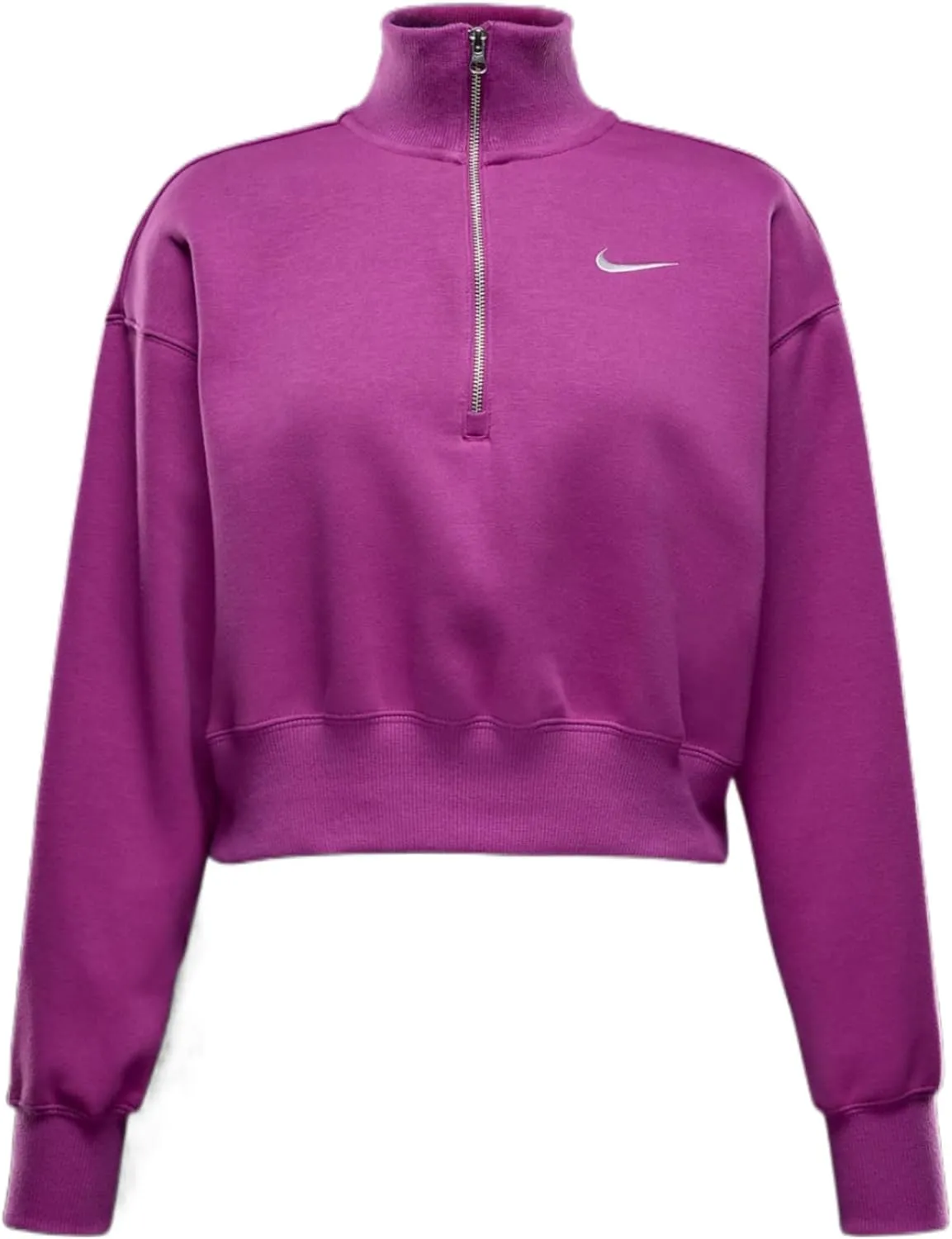 Nike WOMEN'S SPORTSWEAR PHOENIX FLEECE (DQ5767-518, Hot Fuchsia/Sail)