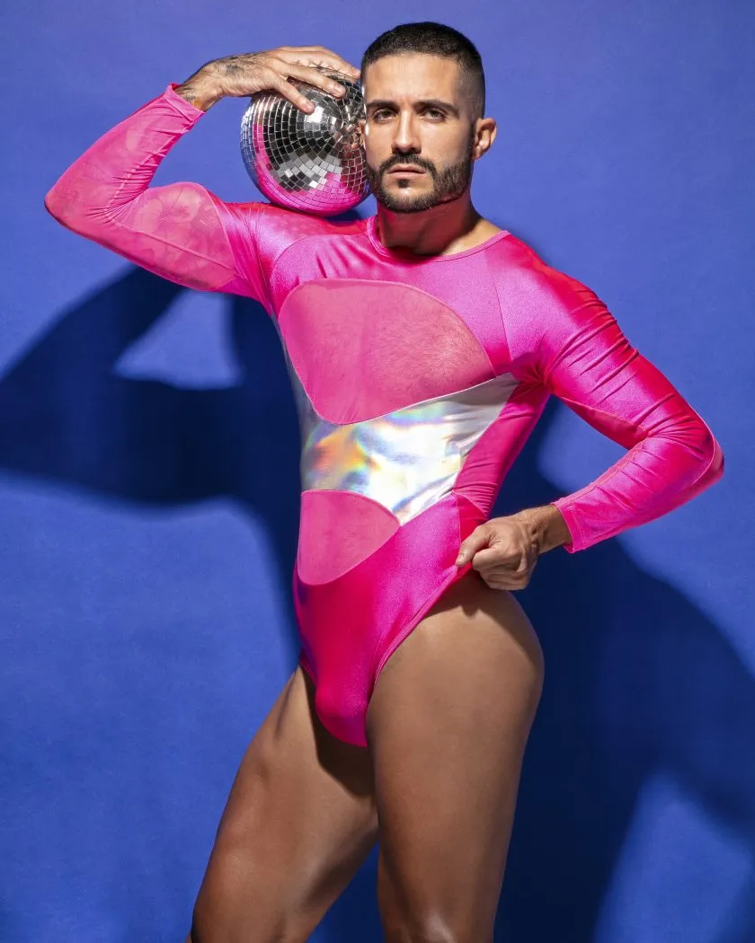 Omohonia Bodysuit Adonis Silver Pink