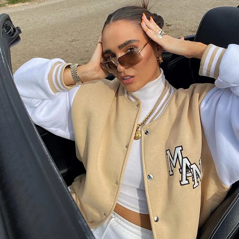 OVERSIZED VARSITY JACKET